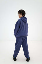 Blue Zip Hoodie