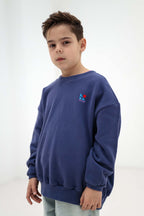 Blue Oversize Sweatshirt
