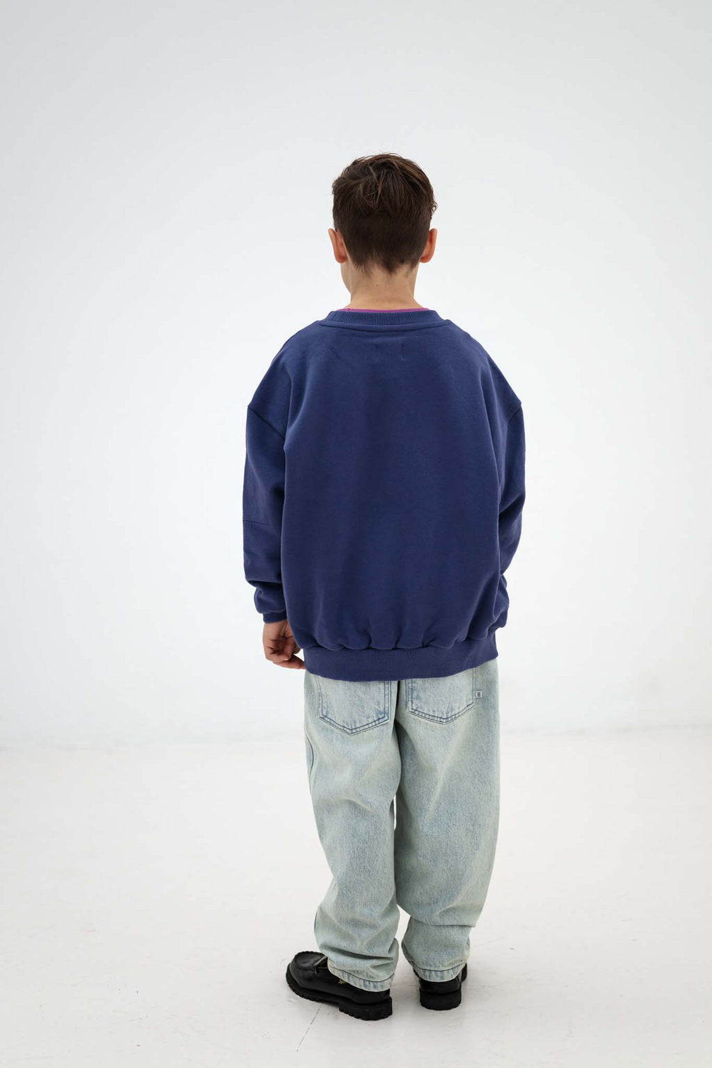 Blue Oversize Sweatshirt