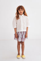 vetements durables enfants repos ams Jupe à volants rayée