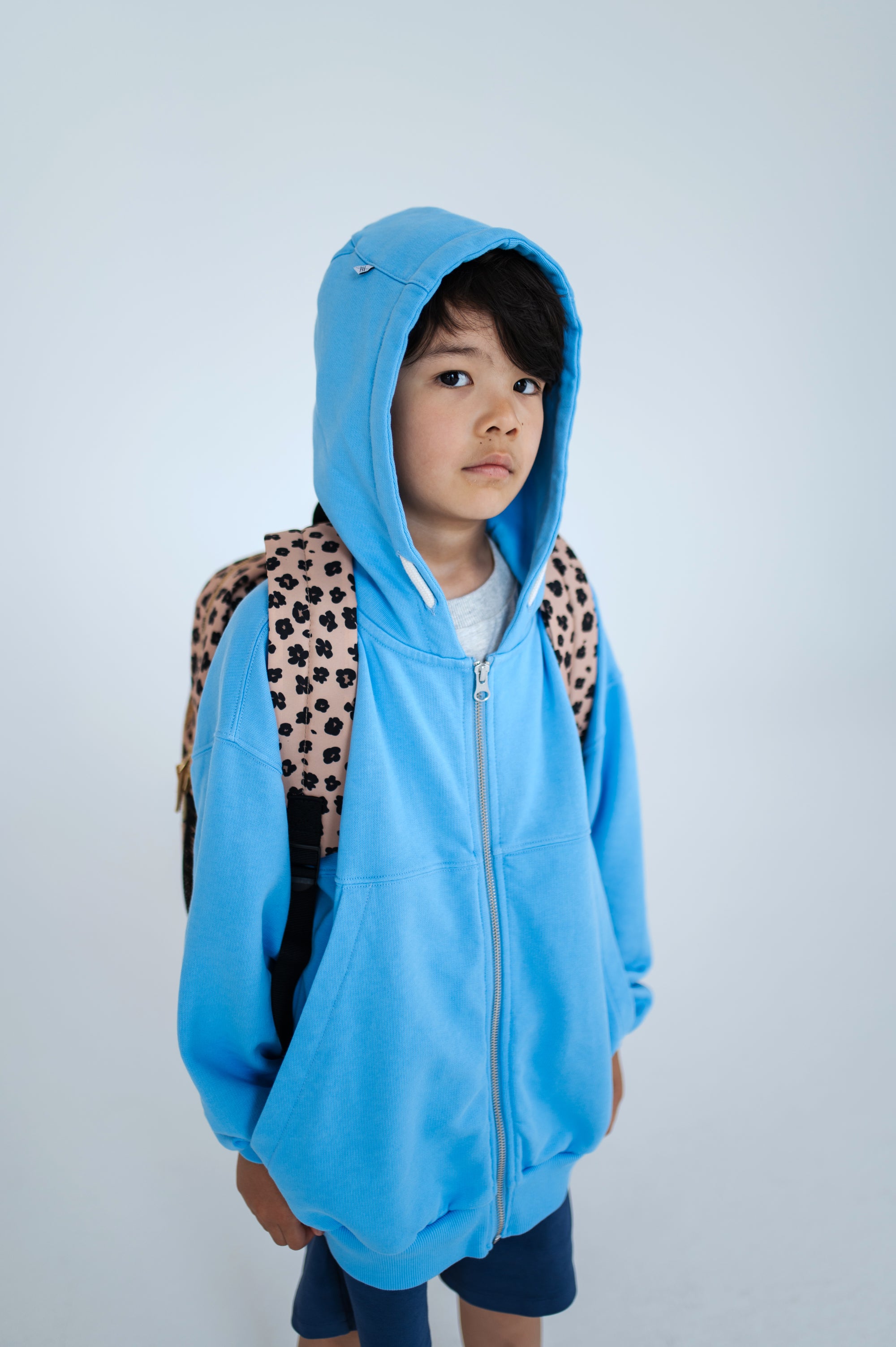 Zipped blue vest