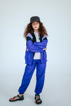 Veste Violet et Noir