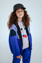 Veste Violet et Noir