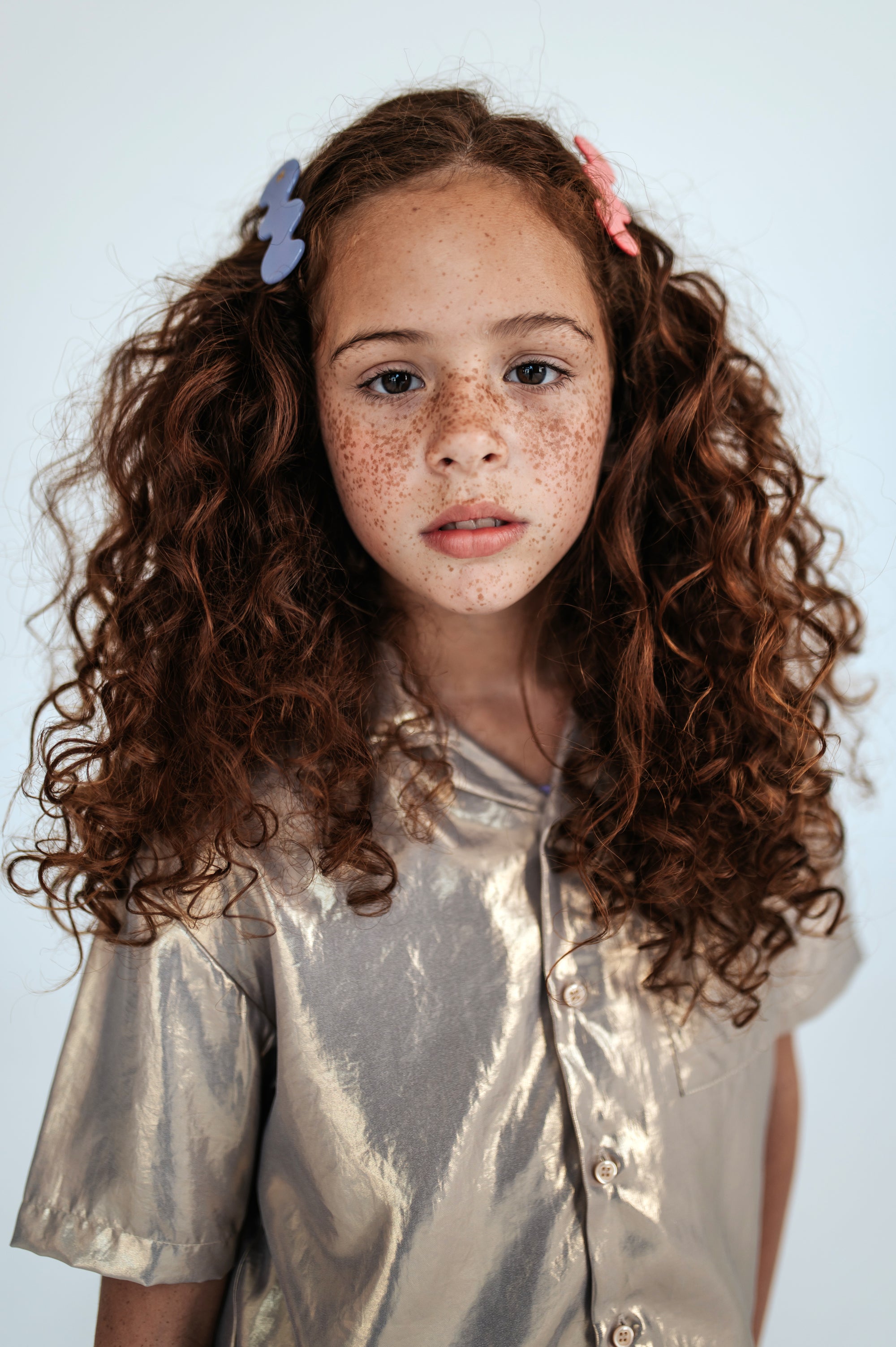 Gold metallic shirt