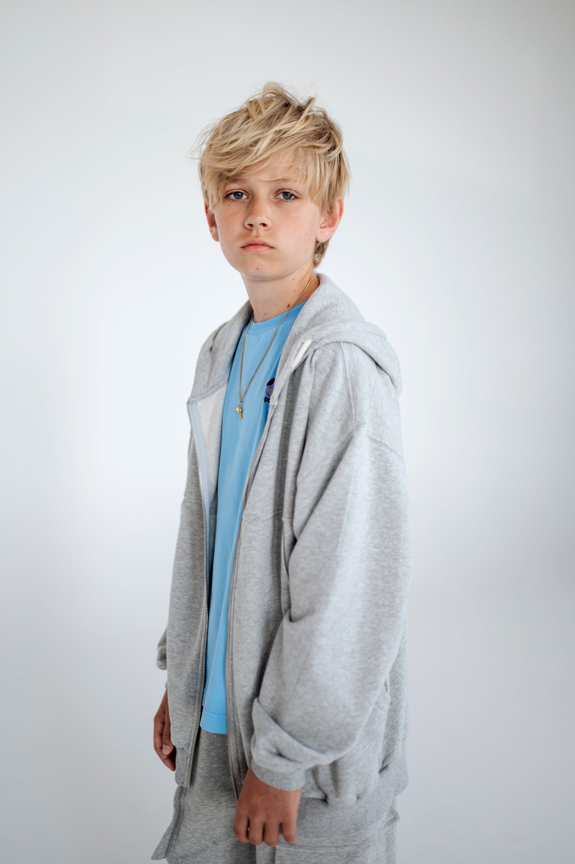 Light gray vest