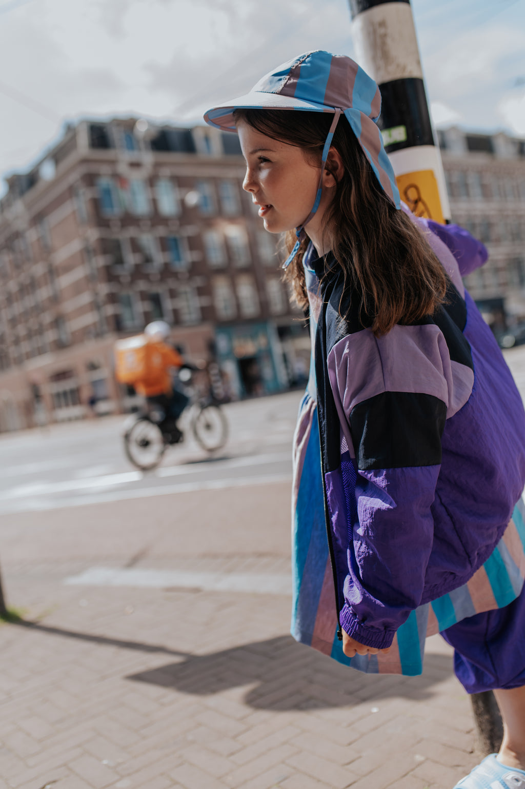 Veste Violet et Noir
