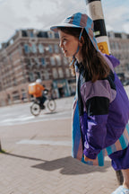 Veste Violet et Noir