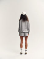 Sweatshirt Raglan Grey Melange