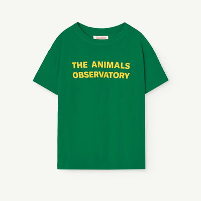 vetements durables enfants the animals observatory T-shirt vert Orion
