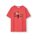 Red T-shirt with ice