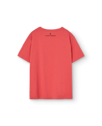 Red T-shirt with ice