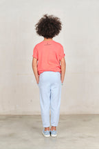 Red T-shirt with ice