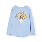Sky blue logo t-shirt