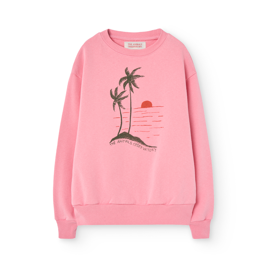 Palm pink sweatshirt