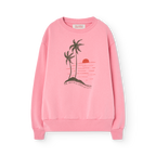 Palm pink sweatshirt
