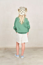 Love green sweatshirt