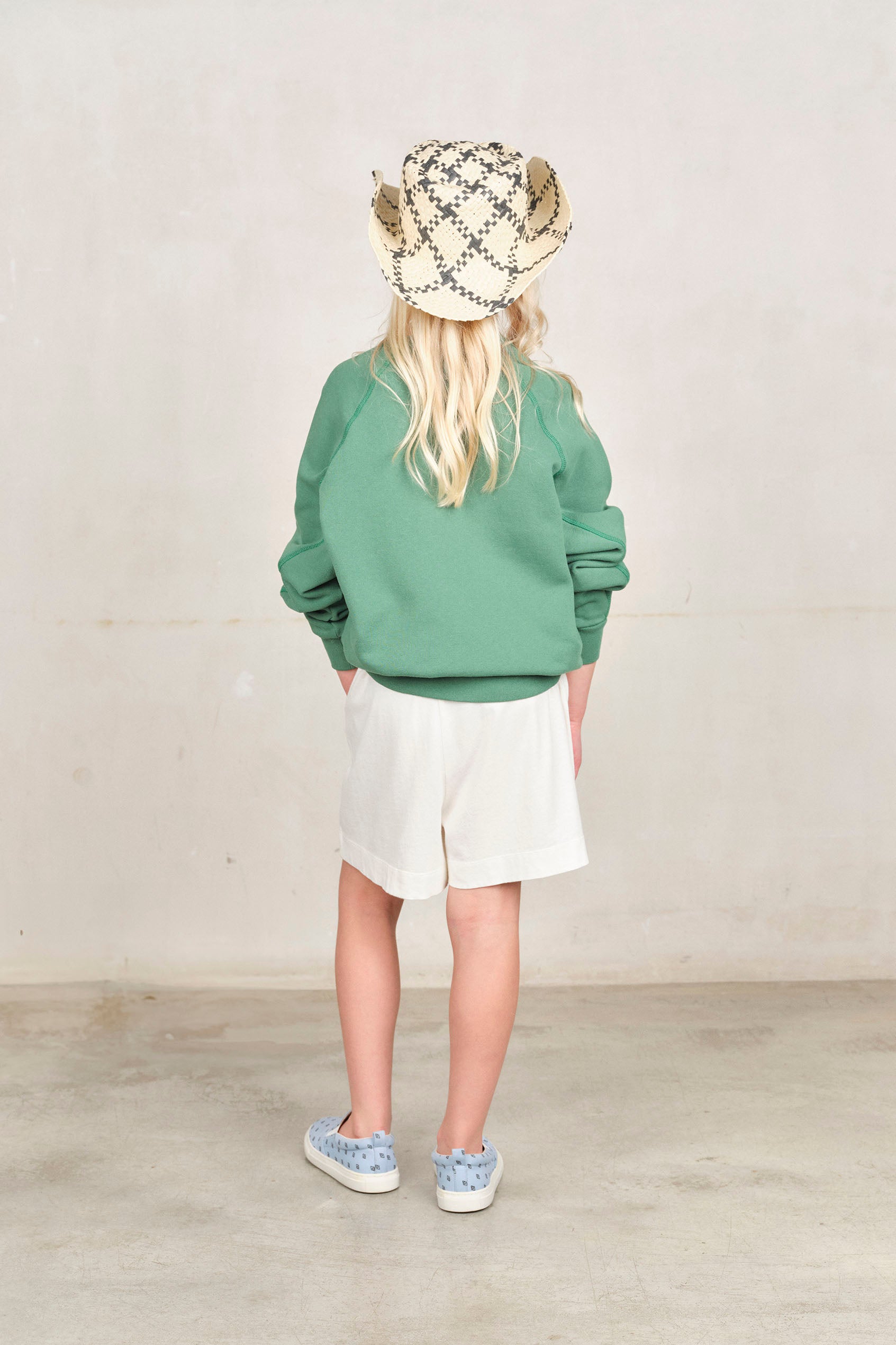 Love green sweatshirt