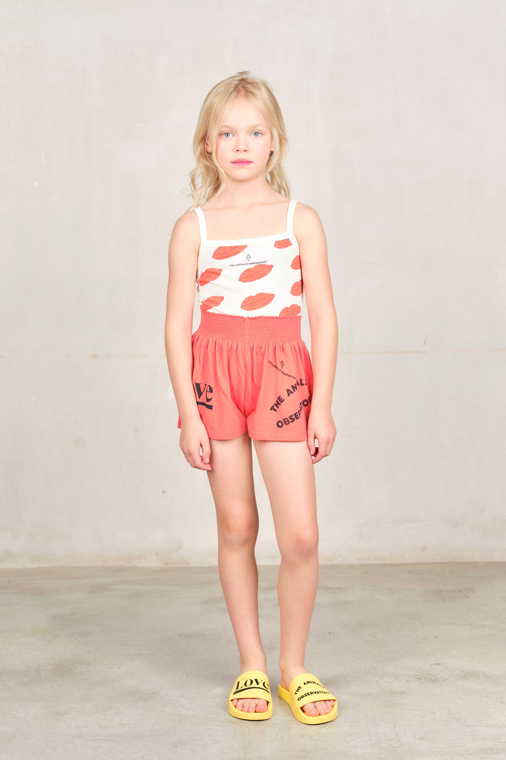 Red love shorts