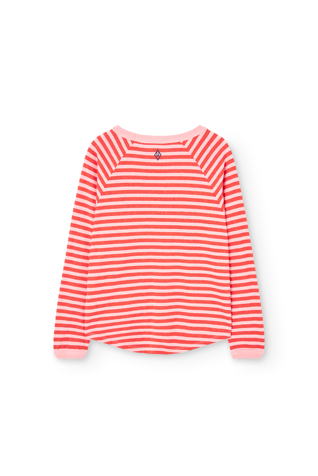 T-shirt longues manches lignées rouge & ROSE