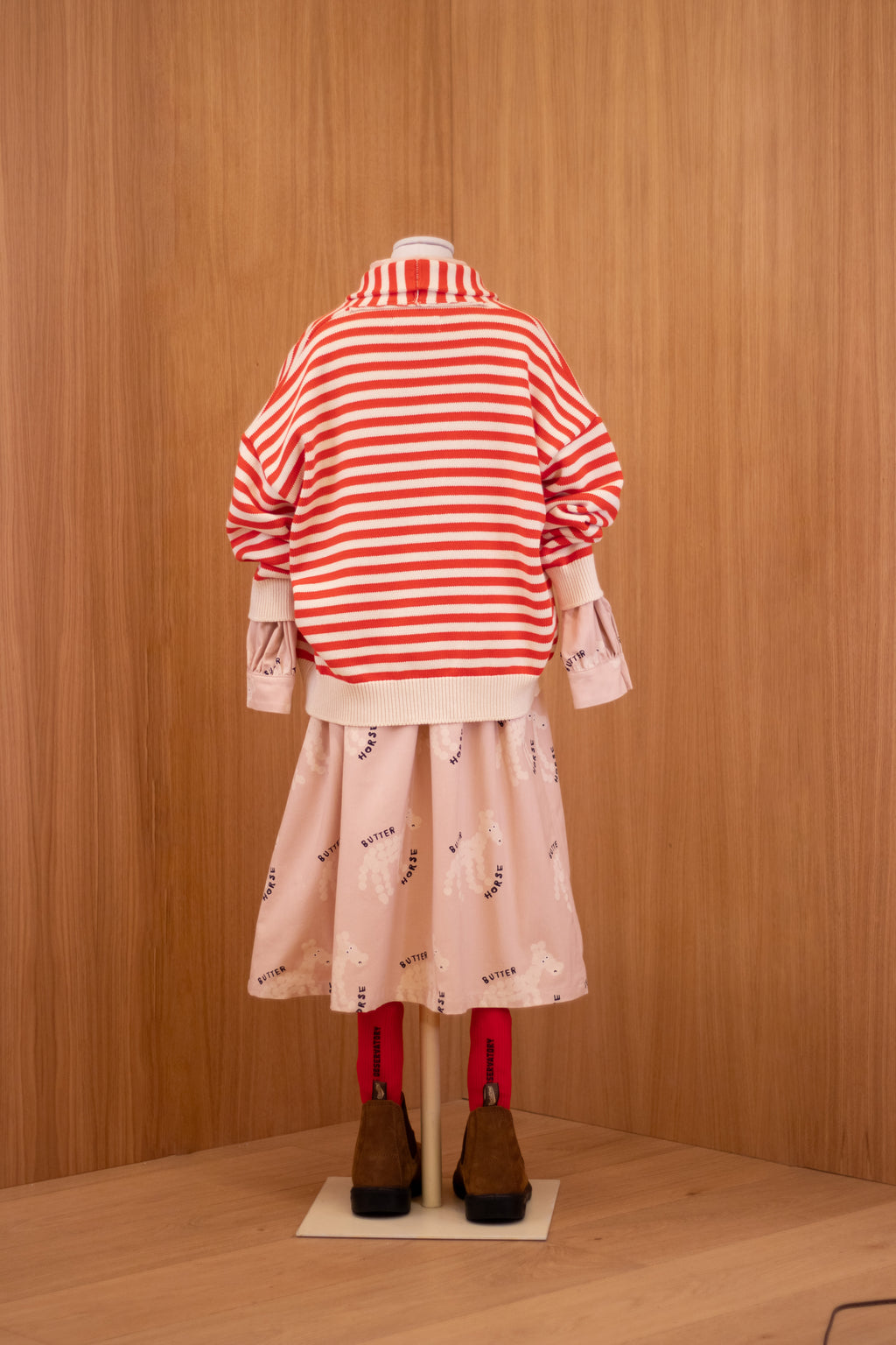 Cardigan racoon rayé