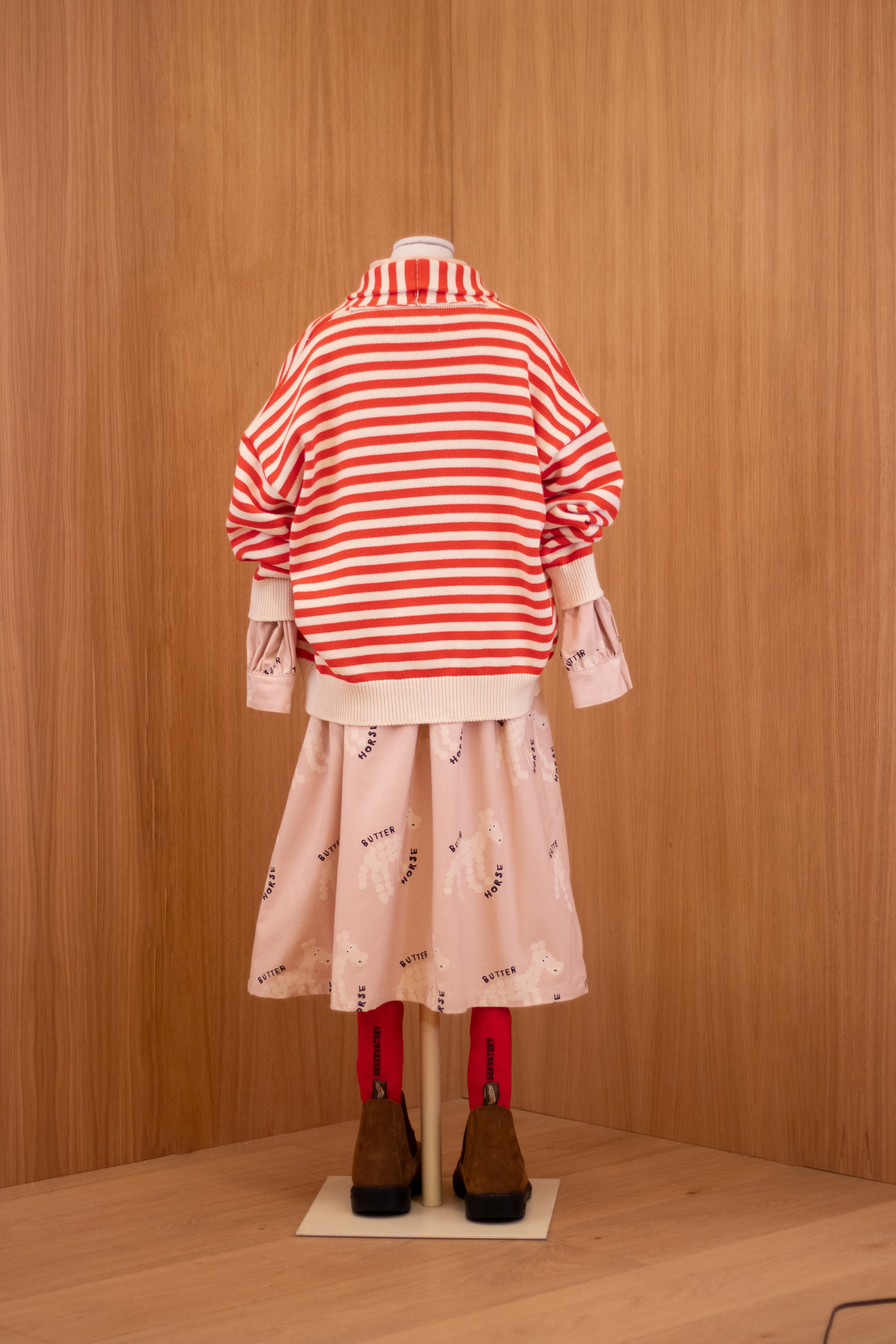 Cardigan racoon rayé