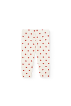 Red star baby leggings