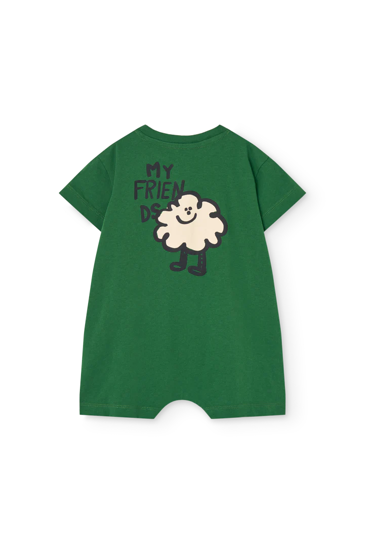 Combinaison bébé vert
