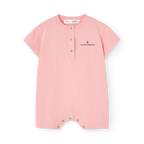 Pale pink baby sleepsuit