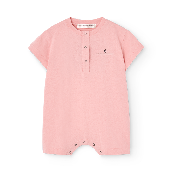 Combinaison bébé rose pâle