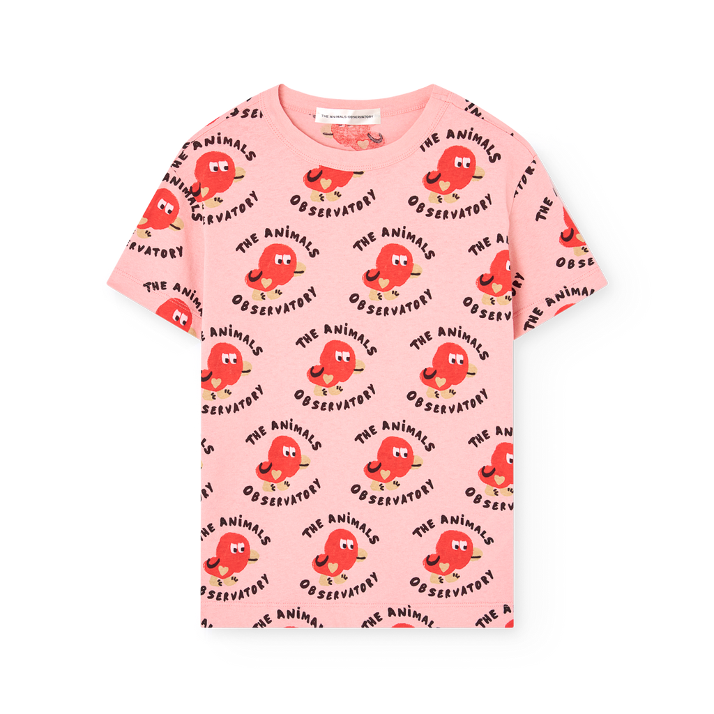 Soft Pink Rooster Kid T-Shirt
