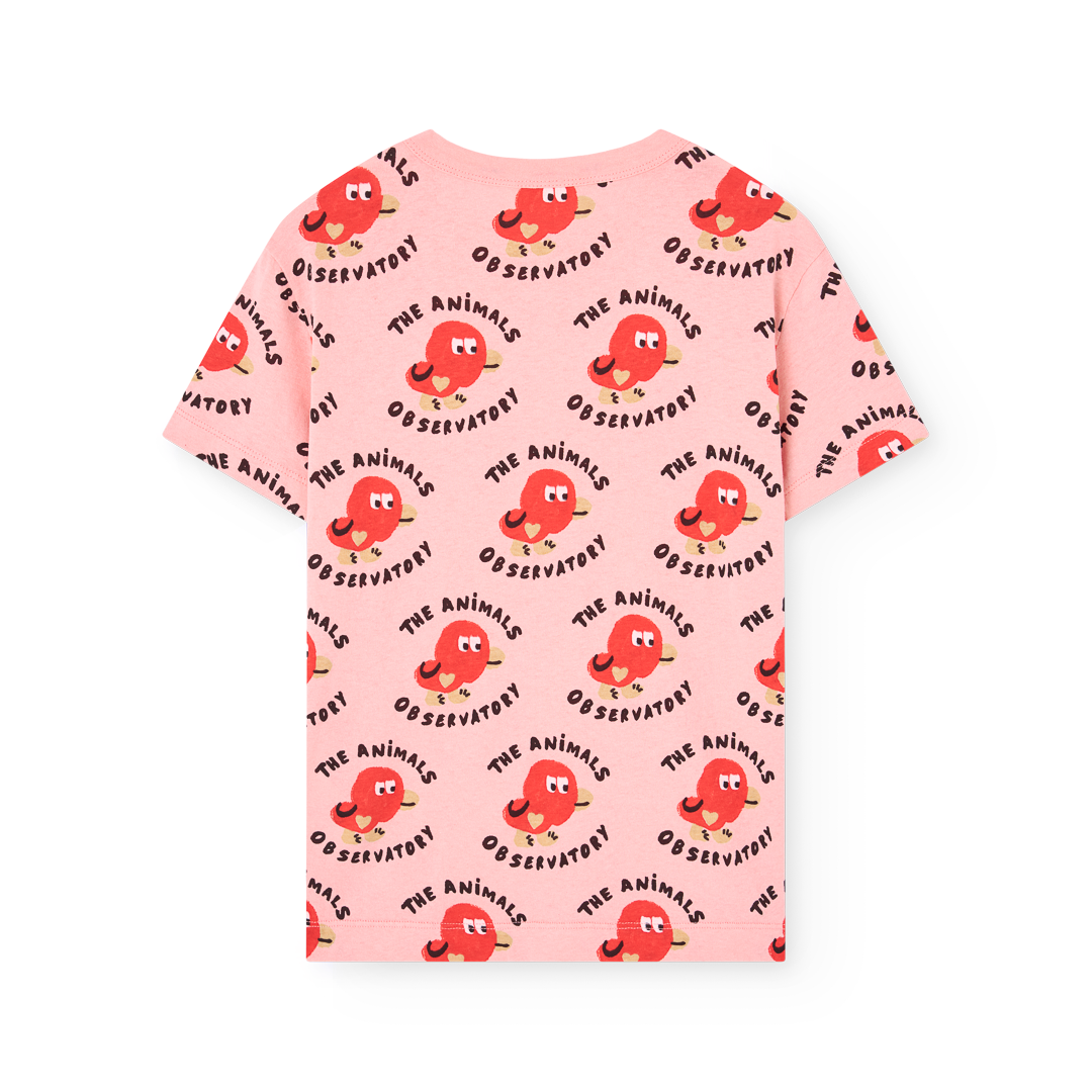 T-shirt rooster Soft Pink