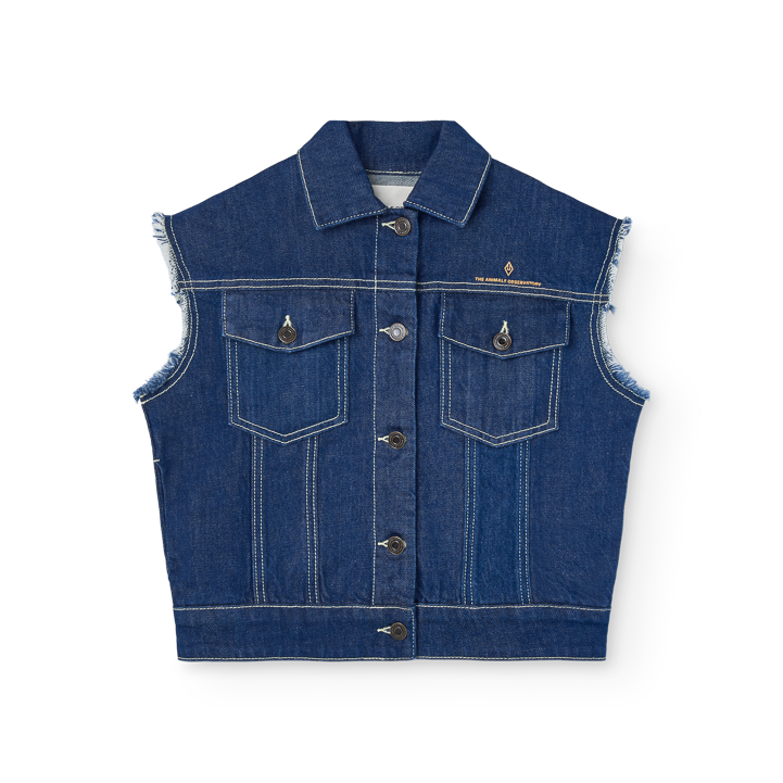 Hog Sleeveless Denim Jacket