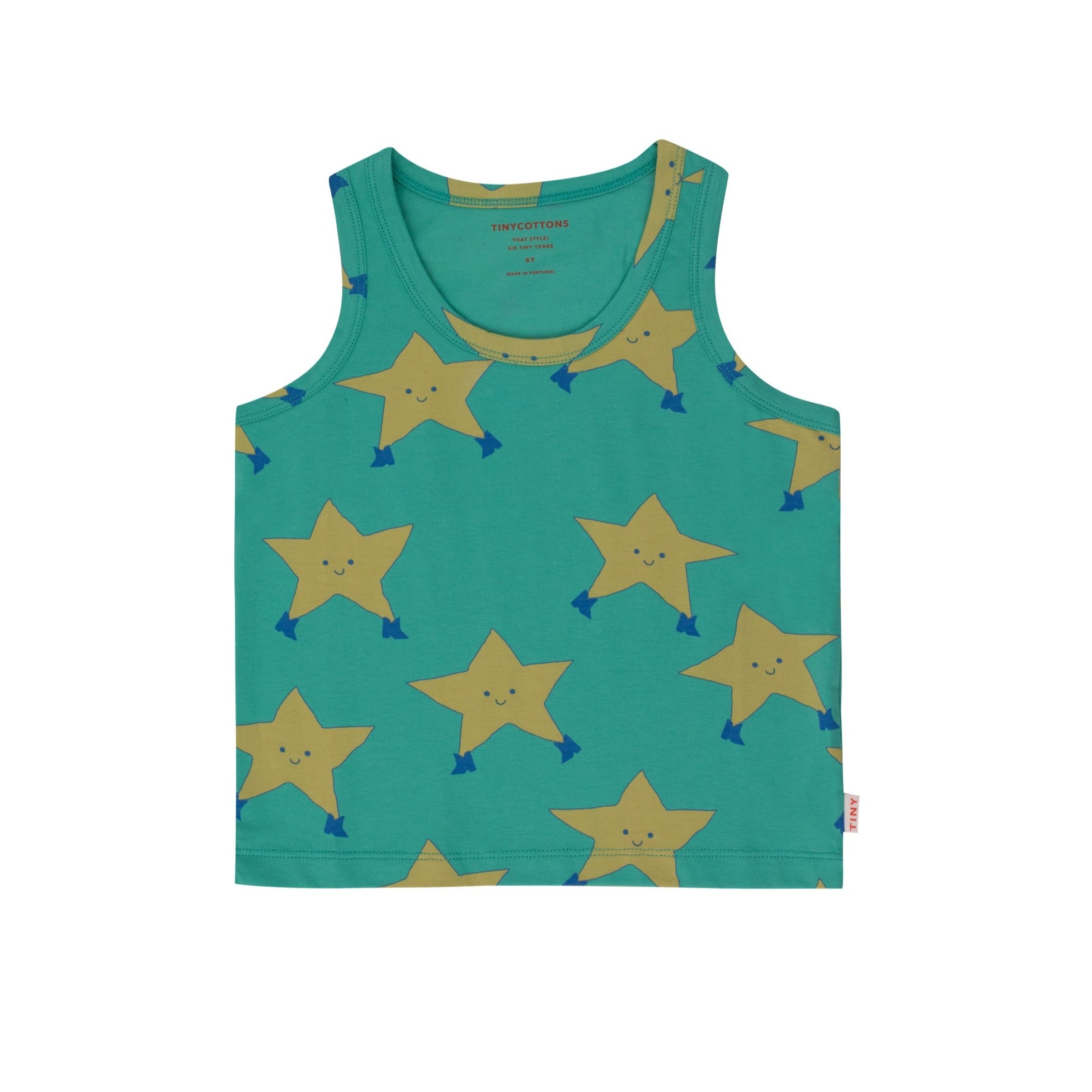 vetements durables enfants tiny cottons Débardeur vert dancing stars