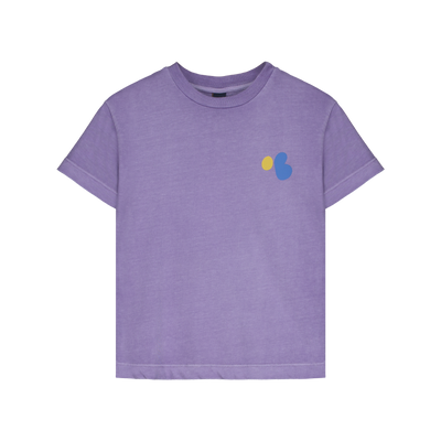 vetements durables enfants bonmot T-shirt viva la vida violet