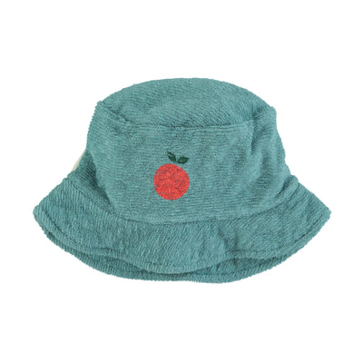 accessoires durables enfants piupiuchick chapeau bleu pomme