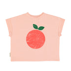 T-shirt rose "stay fresh" vetements durables enfants piupiuchick 