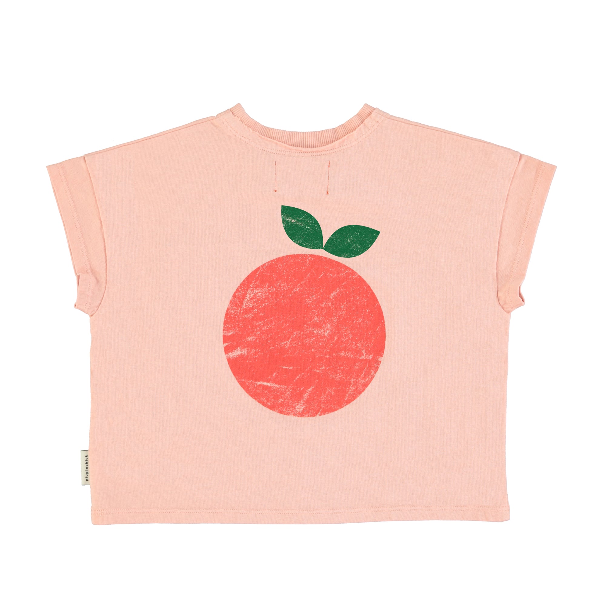 T-shirt rose "stay fresh" vetements durables enfants piupiuchick 