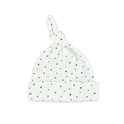 accessoires durables bébés piupiuchick Bonnet bébé blanc étoiles