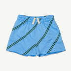 vetements durables enfants main story short bleu à rayures