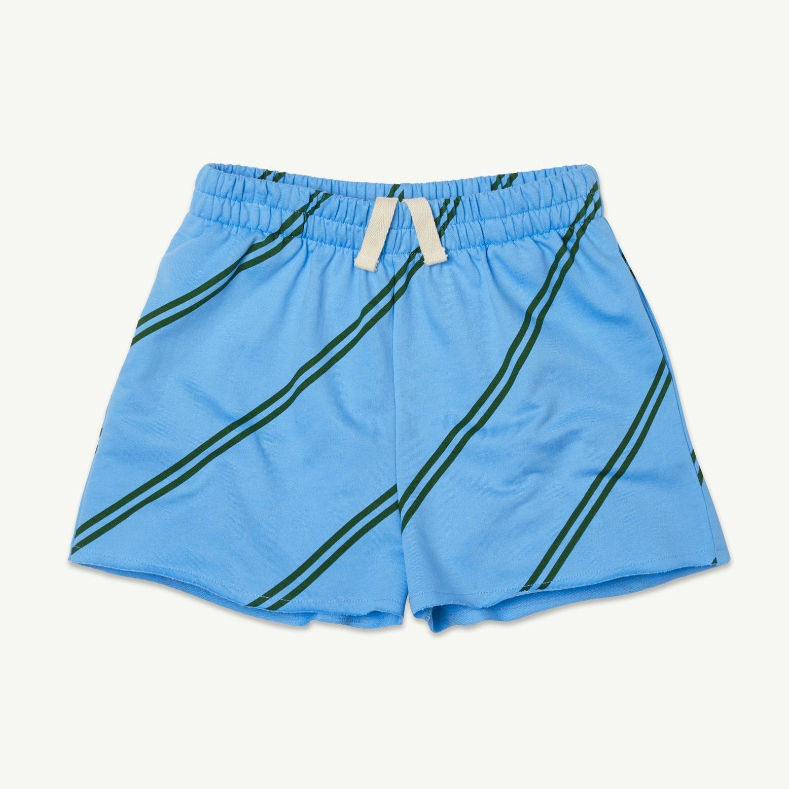 vetements durables enfants main story short bleu à rayures