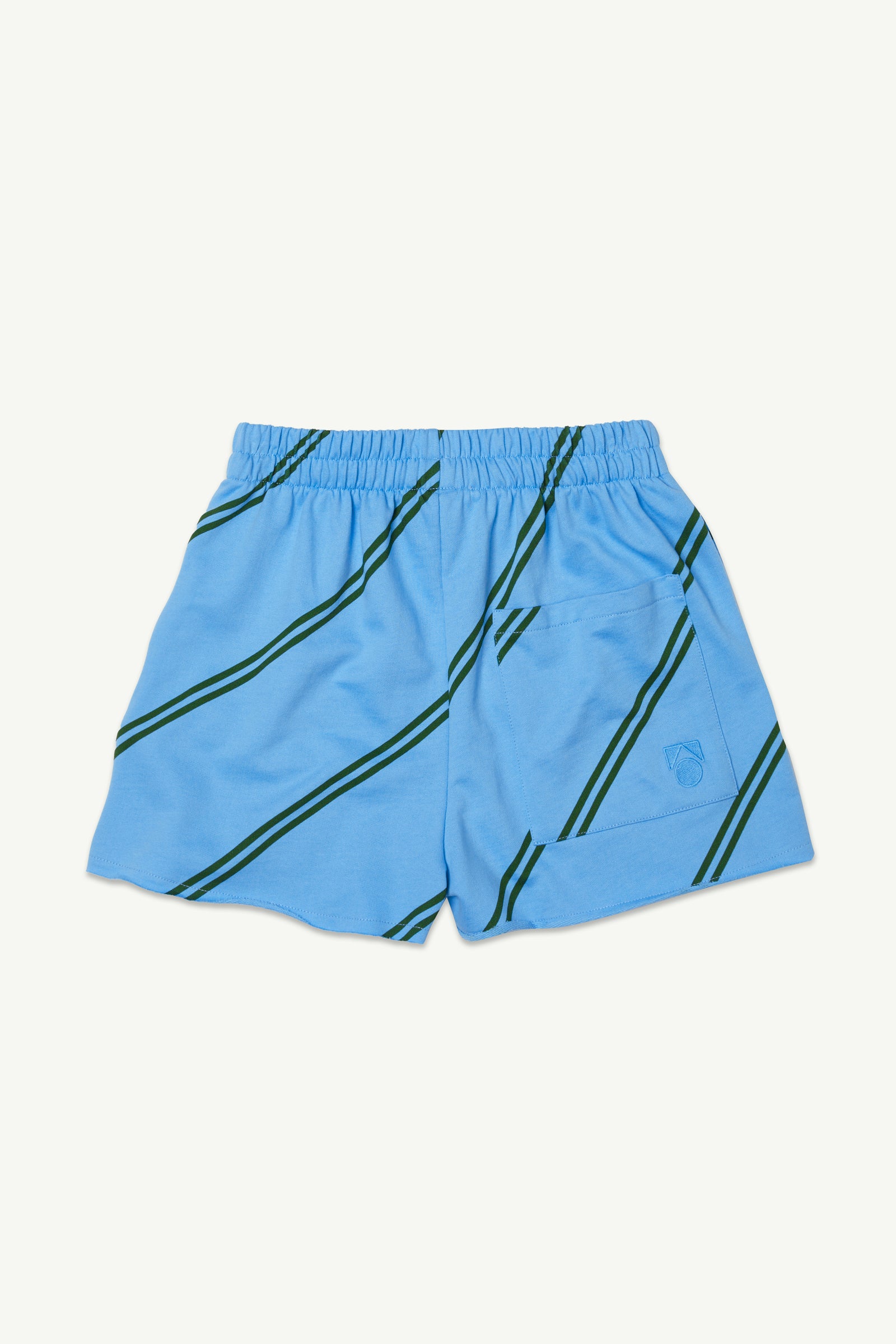 vetements durables enfants main story short bleu à rayures