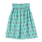 Jupe longue Vichy cerises