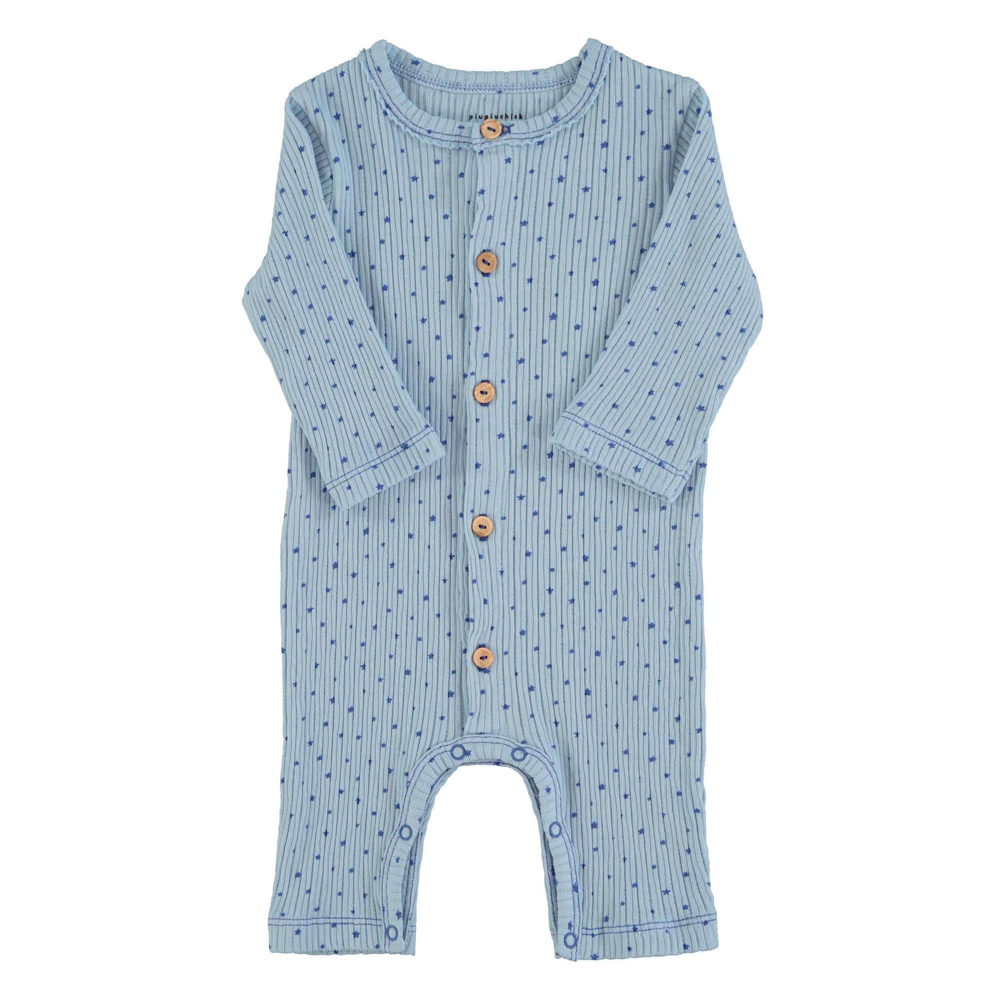 Baby blue pyjamas printed stars