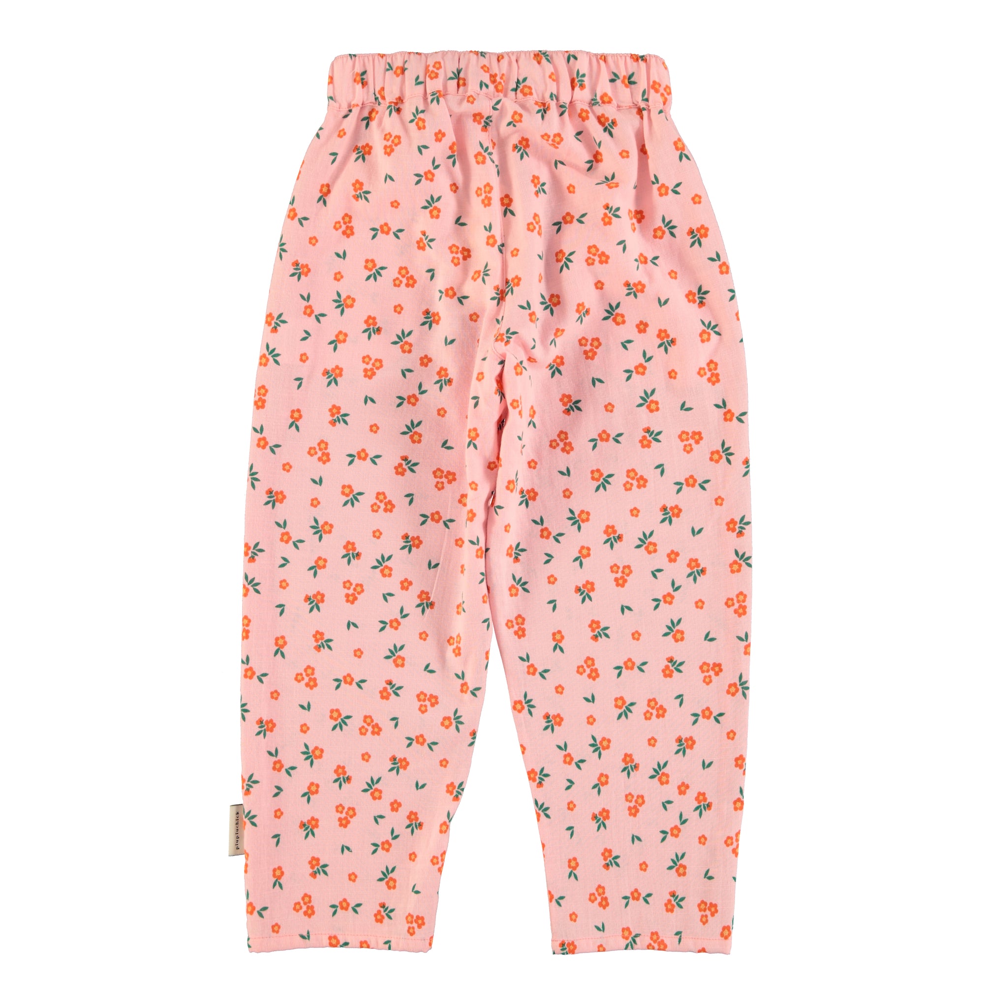 Pink flower pants