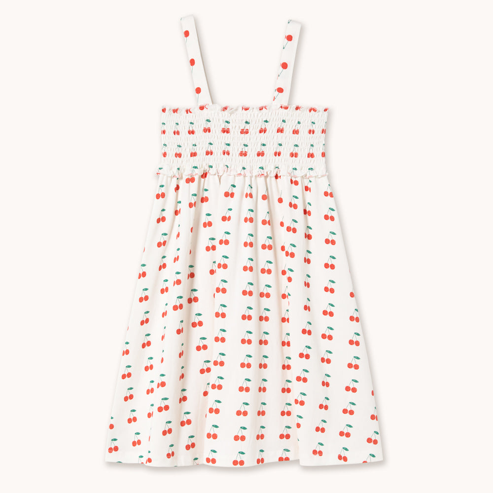 Robe à Bretelles à Imprimé Cerises