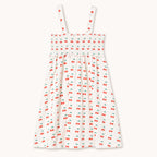 Robe à Bretelles à Imprimé Cerises