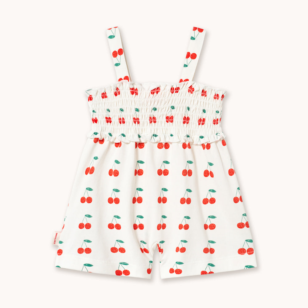 Robe Bébé à Imprimé Cerises