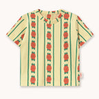 Knitted Baby T-shirt with Rose Pattern