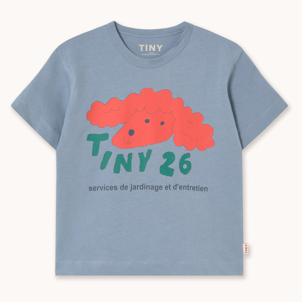 T-shirt à Imprimé Chien Rouge