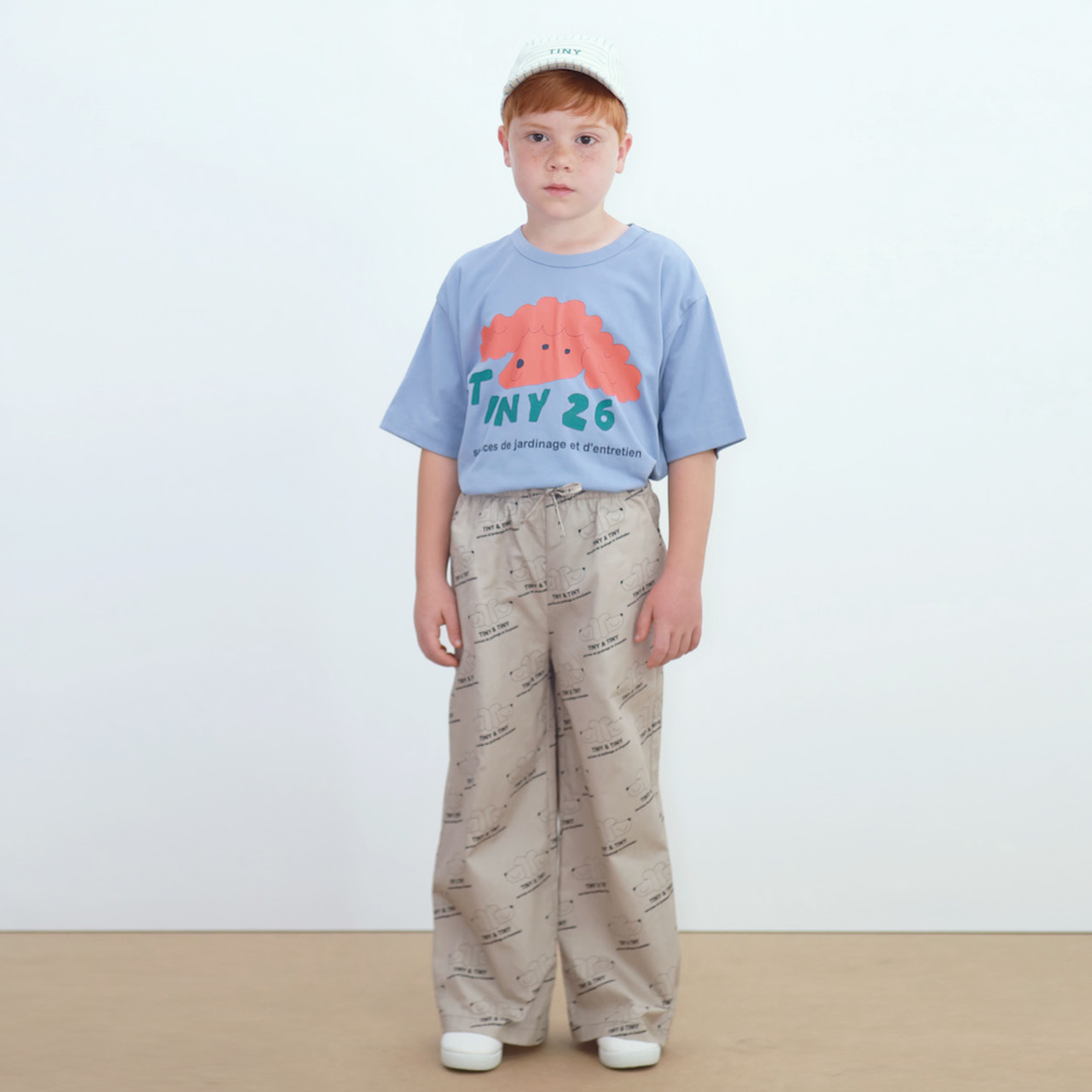 T-shirt à Imprimé Chien Rouge